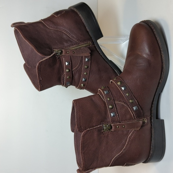 UGG Australia Camille Studded Moto Biker ankle boots women's size 8 EU 39 - Picture 11 of 16